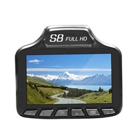 Telecamera per Auto 2 in 1 S8 con Rilevatore Radar Anti-Laser Versione Russa e Inglese