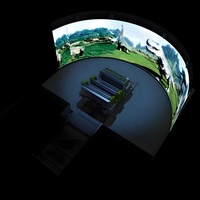 Simulador de Vuelo JiaYi VR Sin Gafas, Simulador de Movimiento de Montaña Rusa 3D para Interiores/Exteriores, Más de 700 Juegos de Realidad Virtual, Capacidad Personalizable