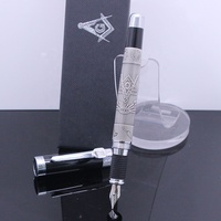 Coffret de stylos-plume de qualité supérieure Treasure Gurus Blue Lodge, cadeaux maçonniques, accessoires Eastern Star, stylo cadeau