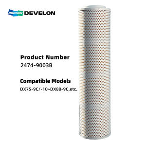 Elemento de Filtro de Aceite de Retorno Premium <span class=keywords><strong>Doosan</strong></span> Develon <span class=keywords><strong>2474</strong></span>-<span class=keywords><strong>9003B</strong></span> para Excavadora de Maquinaria de Construcción DX75-9C/-10~88-9C - Product Image 1