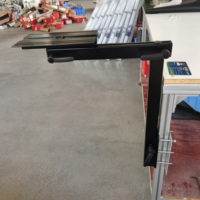 Accessoires pour caravane TYTXRV, pied de table amovible pour caravane, installation facile, noir, en alliage d'aluminium, hauteur réglable, rotation à 360 degrés