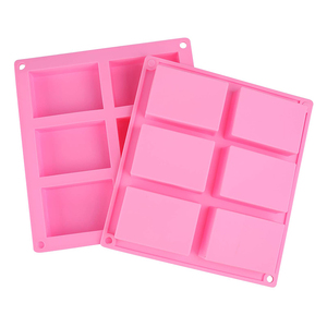 Molde de Silicona Rectangular para Jabón, para Hacer Jabón Casero, Chocolate y Pasteles, Venta Directa de Fábrica - Product Image 1