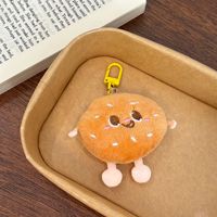 Porte-clés en peluche mignon en forme de nourriture de dessin animé, adorable poupée en peluche, ornement à suspendre pour sac à dos, petit cadeau décoratif pour restaurant, vente en gros