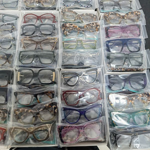סיטונאי זול במלאי יד עשוי אצטט משקפיים מסגרת באיכות גבוהה מוכן עשה צבעים מעורבב מסגרות אופטי מסגרת עבה - Product Image 3