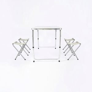 Portable Aluminum <b>Foldable</b> Camping Picnic Suitcase <b>Table</b> for <b>Outdoor</b> Park and Courtyard - Product Image 1