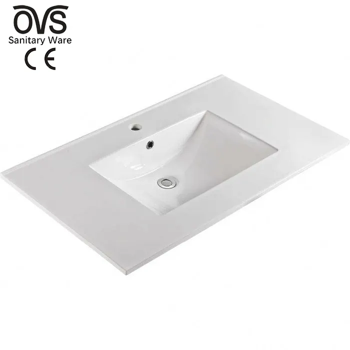 Evier de salle de bain OVS CE Europe, lavabo en céramique, meuble de salle de bain sanitaire, lavabo