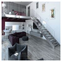 PRIMA Balustrade en verre courbée sur mesure à profil en U, rainure cintrée pour escaliers en colimaçon et contours d'extrémités de terrasses en arc