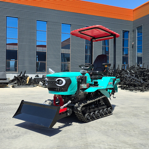 Mini tracteur chenillé Grace à bas prix 25/35 CV avec boîte de vitesses et pompe, moteur diesel 2WD/4WD pour l'agriculture des rizières - Product Image 1