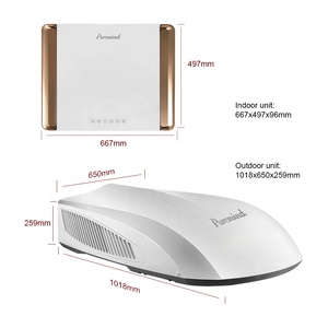 เครื่องปรับอากาศบนหลังคาสำหรับรถบ้าน Puremind 110/220V รุ่น R410a ตัวเครื่องบางเฉียบ ระบบปรับอากาศสำหรับจอดรถ - Product Image 2