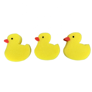 Salle de bain personnalisée dessin animé petit canard jaune éponge de bain <span class=keywords><strong>pour</strong></span> bébé ou enfants Body Wash - Product Image 2