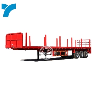 Promotion : Semi-<span class=keywords><strong>remorque</strong></span> plateau extensible 2, 3 ou 4 essieux, haute qualité, <span class=keywords><strong>prix</strong></span> usine, longueurs 40, 60, 80 pieds, à vendre - Product Image 1