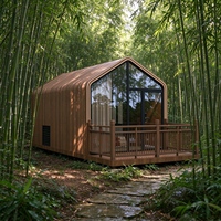 Kit de maisonnette préfabriquée étanche éprouvée, maison détachable 2 chambres pour habitation