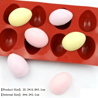 Moule en silicone pour œufs de Pâques, glaçons, savon, crème glacée, gâteaux DIY personnalisés, qualité alimentaire, certifié FDA LFGB, produits en silicone OEM ODM