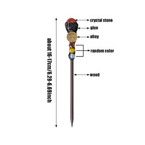Cristalli naturali all'ingrosso pietra caduta dodici <span class=keywords><strong>segni</strong></span> <span class=keywords><strong>zodiacali</strong></span> tornanti forcine cristallo artigianato regali delle donne - Product Image 2