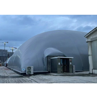 Dômes gonflables avec support pneumatique Structure à membrane en PVC PVDF Dôme pneumatique de football professionnel pour GYM Tennis Sports Stadium