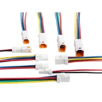 Câble de raccordement personnalisé JST XH 2,5 mm, assemblage de faisceau de câbles, connecteur femelle PVC 2, 3, 4 broches, utilisation informatique, indice de protection IP66, âme en cuivre