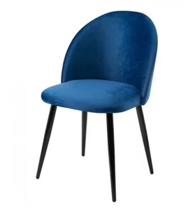 Chinois 2024 nouveau gris métal tissu velours <span class=keywords><strong>pas</strong></span> <span class=keywords><strong>cher</strong></span> moderne Europeas intérieur chaises <span class=keywords><strong>de</strong></span> <span class=keywords><strong>salle</strong></span> à manger - Product Image 1