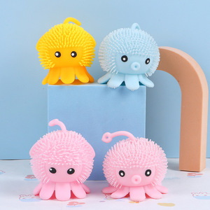 Jincan Poulpe Beauté Bright Fuzz Ball Décompression Pincement Soulagement Jouet Populaire Jouet Fidget Jouet Squeeze Ball - Product Image 3