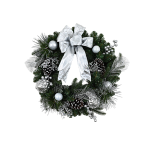 Fashion Design Eco-Friendly Pvc Christmas <b>Wreath</b> Festival Decoration <b>Artificial</b> Christmas <b>Wreath</b> - Product Image 2