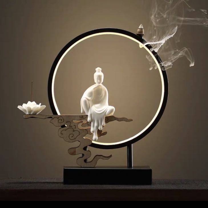 Gouttes d'eau Guanyin + Lotus