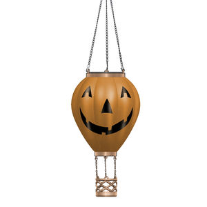 Pumpkin Flame Solar Powered LED Hanging Halloween Party Decor Light com Controle de Voz IP65 80CM Garantia de 3 anos - Product Image 2