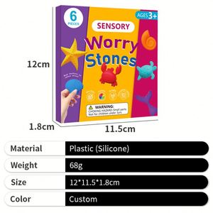 2026 <b>Fidget</b> Toys Silicone Plastic Lightweight Portable Multiple ColorsFidget Toys for Promotions - Product Image 5