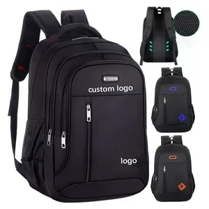 2024 vendita calda LOGO personalizzato bambino grande capacità impermeabile zaino da viaggio per la scuola Business con Logo borse per Laptop