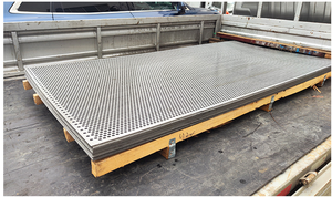 Chất lượng cao hình lục giác lỗ 304 316 thép không gỉ đục lỗ tấm cho loa Bìa - Product Image 5