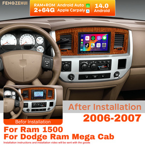 Estéreo para Auto Android de 8 Pulgadas para Dodge Ram Mega Cab/1500 2006-2007, Reproductor de DVD para Auto con GPS <span class=keywords><strong>y</strong></span> Navegación, 4 Núcleos, 64 GB, 2 GB, Reproductor de Música - Product Image 1