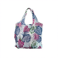 Sac de shopping Tedda personnalisé, promotionnel, lavable, léger, en polyester, avec poignée, motif lettres, bandoulière longue, taille moyenne