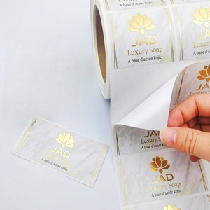 สติกเกอร์กันน้ำ กันน้ำมัน กันแอลกอฮอล์ เป็นมิตรกับสิ่งแวดล้อม รีไซเคิลได้ ติดเองได้ ผลิตตามสั่ง |   การพิมพ์ด้วยฟอยล์ทองคำด้วยแสงยูวี |   สติกเกอร์ติดรถยนต์ - Product Image 2