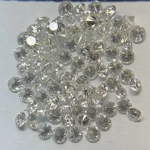 Gemas HQ de 0,1 quilates, 3mm GH VS cvd, Diamante hpht, piedra de diamante sintético cvd, precio de diamante cubano