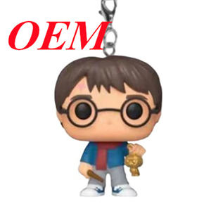 Ensemble de porte-clés 3D personnalisable-Objets de collection Anime PVC Harried <span class=keywords><strong>Potter</strong></span> avec bracelet pour cadeaux - Product Image 3