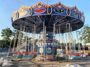 Manège à chaises volantes de luxe en FRP pour parc d'attractions, 36 places, directement de l'usine - Product Image 5