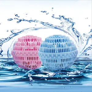 Blauw Groen Roze Wit Zachte Plastic Wasserette Bal Geur Wassen Ballen Voor Cleaning Kleding