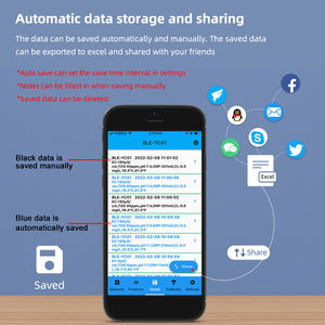 Détecteur de qualité de l'eau 6IN1 avec testeur de chlore d'étalonnage de la température du pH pour moniteur d'application en ligne de piscine 1 an de garantie - Product Image 5