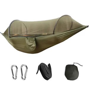 Livraison rapide <span class=keywords><strong>hamac</strong></span> extérieur quantité minimale de commande bas <span class=keywords><strong>prix</strong></span> <span class=keywords><strong>hamac</strong></span> de camping de voyage personnalisé avec moustiquaire - Product Image 1