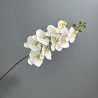 Realistisch aanvoelende Phalaenopsis zijden boeket voor thuis raamdecoratie tuin ornament kunstbloemen kunstplant