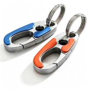 Hardware Accessories Zinc Alloy Carabiner <b>Key</b> Holder Custom Logo Metal <b>Key</b> Clip <b>Key</b> <b>Ring</b> for Car <b>Keys</b>, Daily Outdoor Carry - Product Image 4