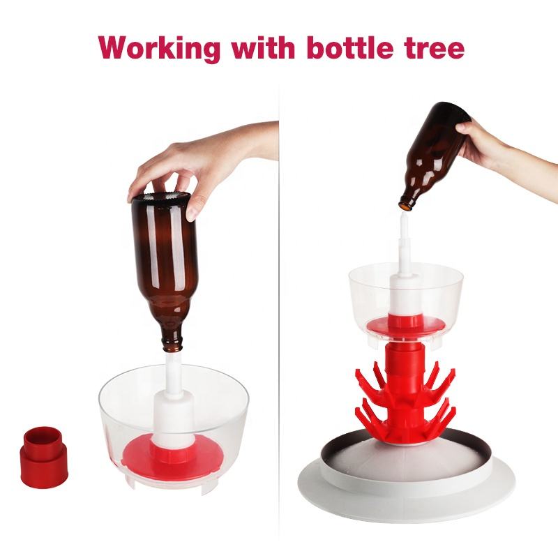 Home Brew Beer Bottle Tree Drainer Drying Rack for 27/45/90 Pcs