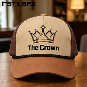 Casquette Trucker Structurée à 5 Panneaux avec Logo Personnalisé, en Toile et Tissu Mesh, Style Tendance, Vente en Gros, Bord en Corde - Product Image 2