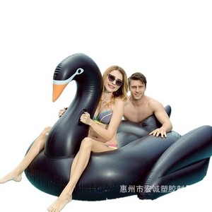 Hongcheng Golden Swan Inflatable Floating Bed 190cm Adult Swimming Ring Outdoor Pool Float - Product Image 5