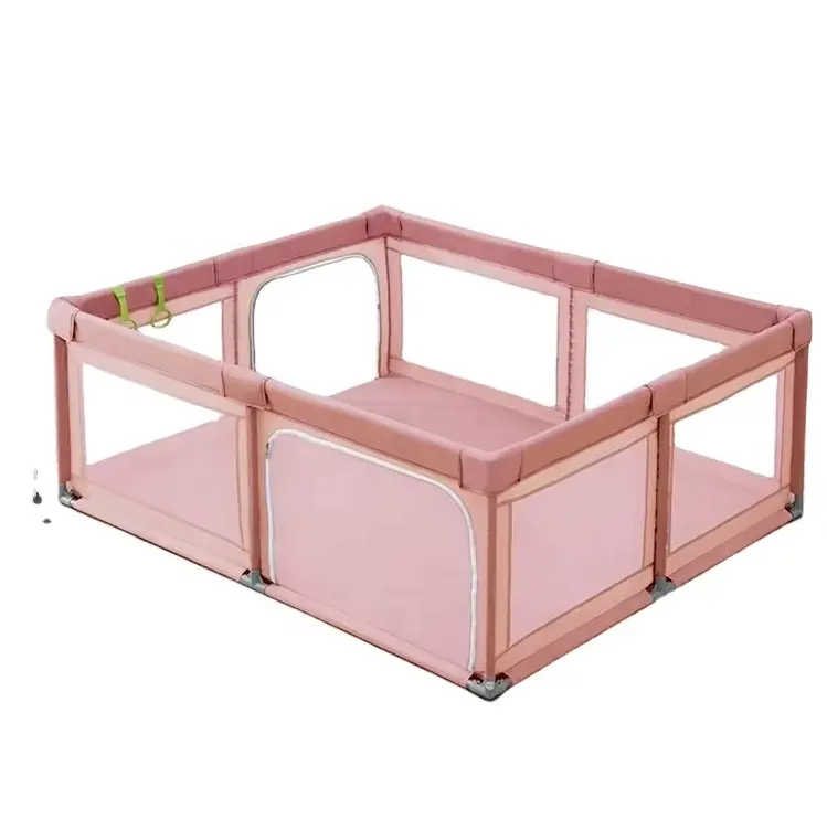 Foldable Piggy Plastic Playpen Baby Safety play pen for indoor play yard baby play fence off