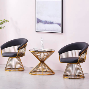 Luxury-simplified balcony single-person leisure chair for commercial use household use <b>sofa</b> in hotel lobby reception - Product Image 3
