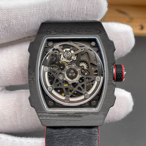 Luxury Carbon Fiber Automatic Watch Men Ultra Thin 7.8mm Lightweight Sports Wristwatch Skeleton Barrel Design Premium Watch - Product Image 5