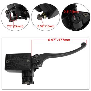 Cilindro Maestro de Freno de 7/8 pulgadas para <span class=keywords><strong>Honda</strong></span> TRX250 TRX300 CX500 CB750 FT500 GL500 FL250 <span class=keywords><strong>CBR</strong></span> 750 Foreman 400 Rancher 400 Recon 250 - Product Image 2