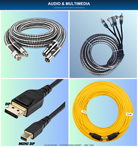 สายไฟอะลูมิเนียมแบบกำหนดเอง หุ้มฉนวน PBT ขนาด 5-32 AWG พร้อมขั้วต่ออะแดปเตอร์ สำหรับใช้งานอิเล็กทรอนิกส์และคอมพิวเตอร์ มาตรฐาน IP66 - Product Image 4