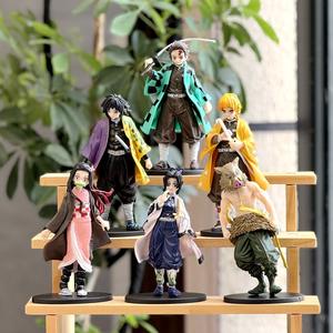 Grande figurine en PVC Demon Slayer Tanjiro Nezuko Kanae Uzui, modèle de personnage d'<span class=keywords><strong>anime</strong></span>, décoration de voiture, 0-24 mois - Product Image 1