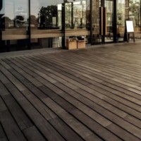 Revêtement de terrasse en composite bois-plastique antidérapant, imperméable, résistant à la décoloration, pour extérieur, jardin, zone publique