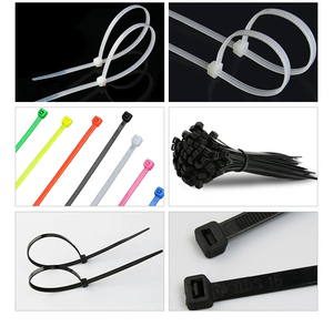 Attaches-câbles autobloquants en nylon 2,5 mm x 150 mm, blancs et noirs, pour organiser et fixer les câbles - Product Image 4